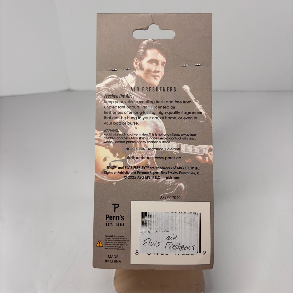 2 Packs, Elvis Presley Air Fresheners (6 Total) Sealed New~Coconut&Vanilla Scent - Picture 9 of 9